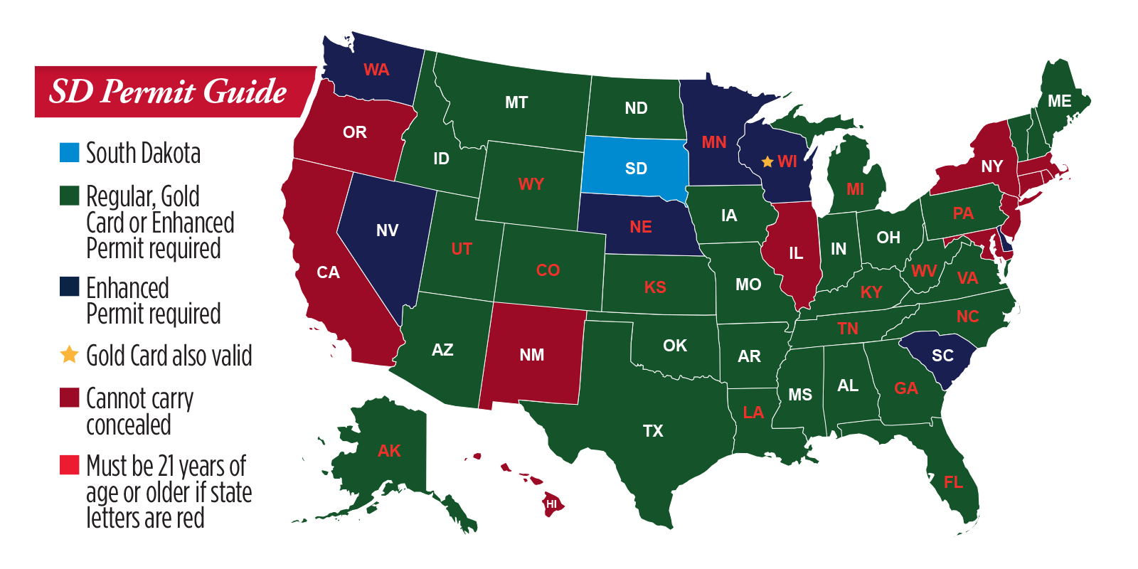 Pistol Permit Map
